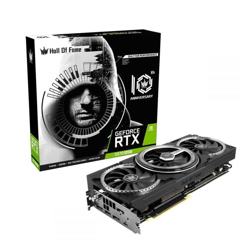 Placa de Video Galax RTX 2070 Super HOF Black 8GB 256 Bits
